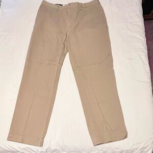 Ralph Lauren Tan Chinos Classic Cotton Twill